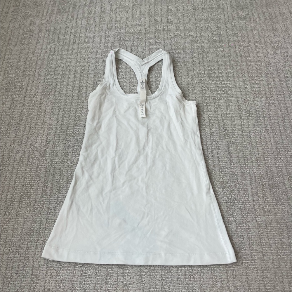 Lululemon white racer back tank top